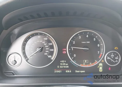 2013 BMW 535I z USA, uszkodzony, nr VIN WBAFR7C58DC822191